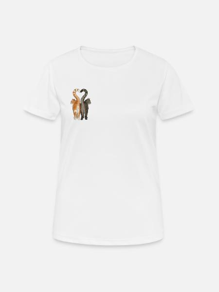 Cat_Lovers_ - Women's Breathable T-Shirt - white