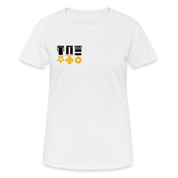 medals - Women's Breathable T-Shirt - white - Front - AI Model Female 172 dark (172cm)