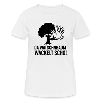 Waddle tree wobbles beautifully - Women's Breathable T-Shirt - white - Front - AI Model Female 172 dark (172cm)