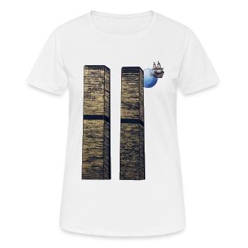 The two Towers - Women's Breathable T-Shirt - white - Front - AI Model Female 172 dark (172cm)