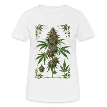Love_nature - T-shirt respirant Femme - blanc - Devant - AI Model Female 172 dark (172cm)