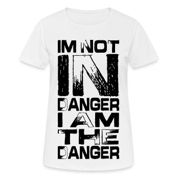 Minimalistischer Horizont - Frauen T-Shirt atmungsaktiv - Weiß - Vorne - AI Model Female 172 dark (172cm)