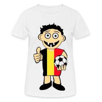 Belgian boy - Women's Breathable T-Shirt - white - Front - AI Model Female 172 dark (172cm)