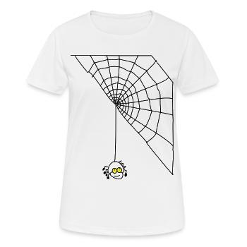 spider - Women's Breathable T-Shirt - white - Front - AI Model Female 172 dark (172cm)