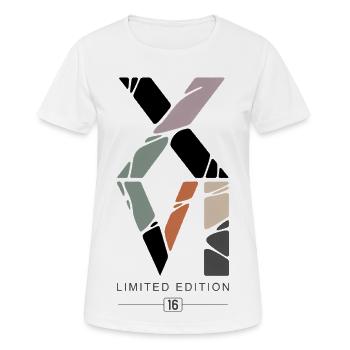 Roman XVI Limited Edition 16 Years Birthday - Women's Breathable T-Shirt - white - Front - AI Model Female 172 dark (172cm)
