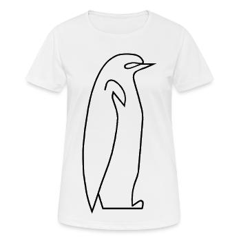 Penguin - Women's Breathable T-Shirt - white - Front - AI Model Female 172 dark (172cm)