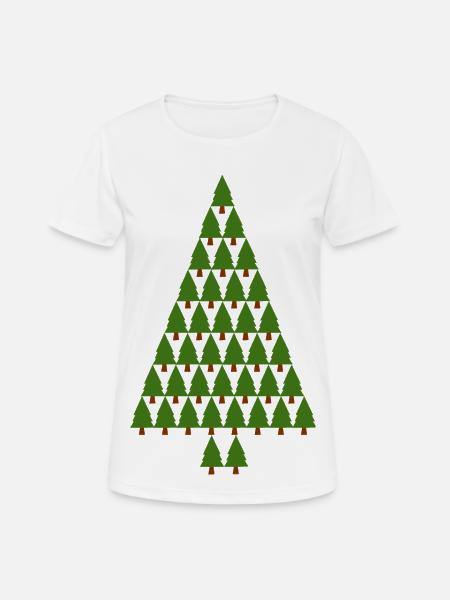 Christmas Tree Christmas Tree Christmas Tree Tree Xmas - Women's Breathable T-Shirt - white