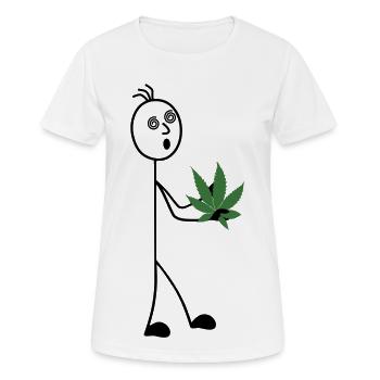 Hobby Gardener Figurine Stick - T-shirt respirant Femme - blanc - Devant - AI Model Female 172 dark (172cm)