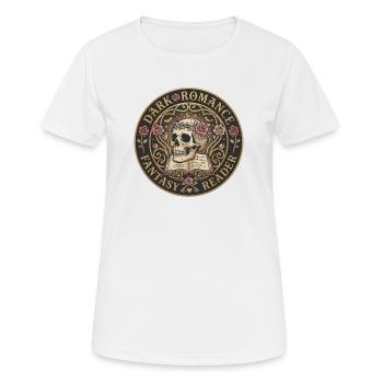 Romance sombre - T-shirt respirant Femme - blanc - Devant - AI Model Female 172 dark (172cm)