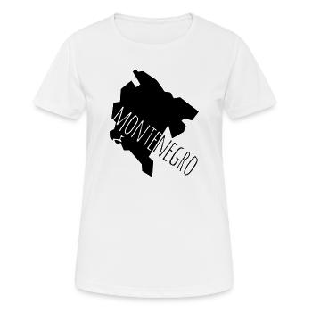 montenegro - T-shirt respirant Femme - blanc - Devant - AI Model Female 172 dark (172cm)