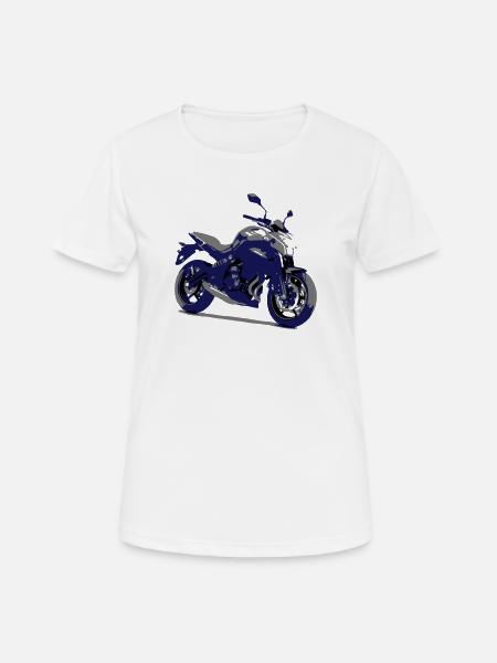 er 6n - Frauen T-Shirt atmungsaktiv - Weiß