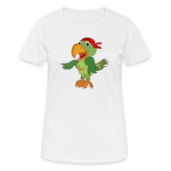 pirates pirates de Parrot - T-shirt respirant Femme - blanc - Devant - AI Model Female 172 dark (172cm)