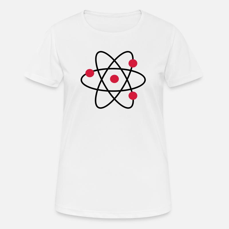 atom - Women's Breathable T-Shirt - white