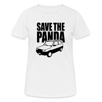 Save the panda - Women's Breathable T-Shirt - white - Front - AI Model Female 172 dark (172cm)