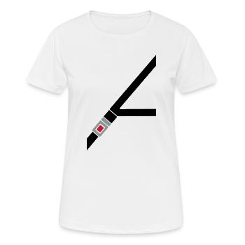 Seat belt - Women's Breathable T-Shirt - white - Front - AI Model Female 172 dark (172cm)