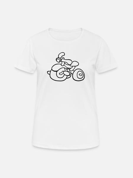 dreirad - Frauen T-Shirt atmungsaktiv - Weiß