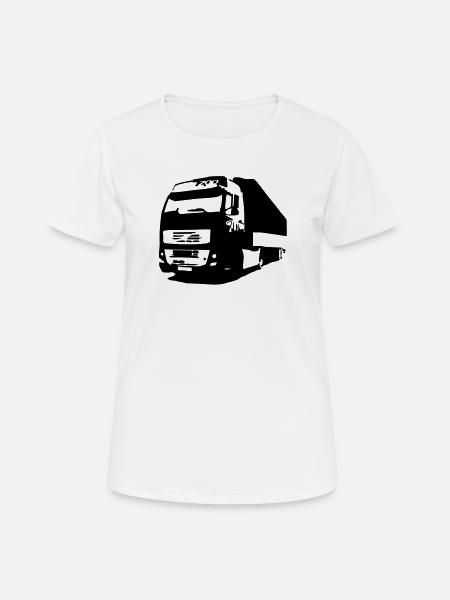lorry - Women's Breathable T-Shirt - white