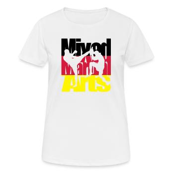 Mixed martial arts German - Women's Breathable T-Shirt - white - Front - AI Model Female 172 dark (172cm)