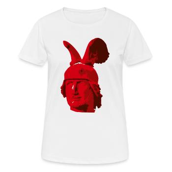 Head of the Hermann Monument - Women's Breathable T-Shirt - white - Front - AI Model Female 172 dark (172cm)