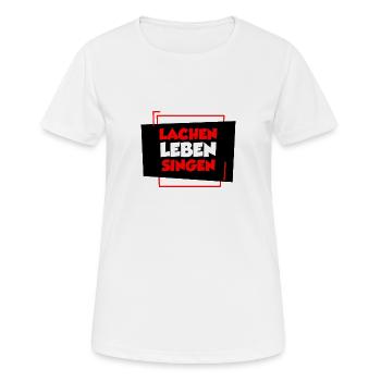 Chanteur chanteur chanter cadeau de Noël - T-shirt respirant Femme - blanc - Devant - AI Model Female 172 dark (172cm)