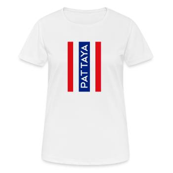 Pattaya Thailand Souvenir Shirt Holiday Remembrance - Women's Breathable T-Shirt - white - Front - AI Model Female 172 dark (172cm)