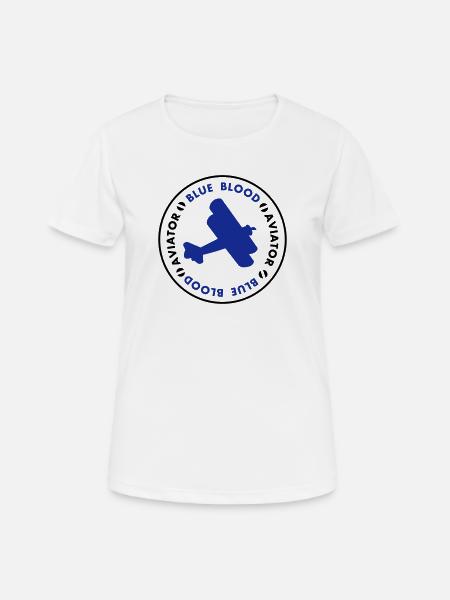 aviator - Women's Breathable T-Shirt - white
