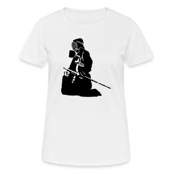 kendo - T-shirt respirant Femme - blanc - Devant - AI Model Female 172 dark (172cm)