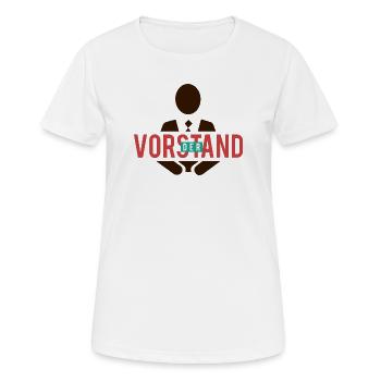 The board - Women's Breathable T-Shirt - white - Front - AI Model Female 172 dark (172cm)