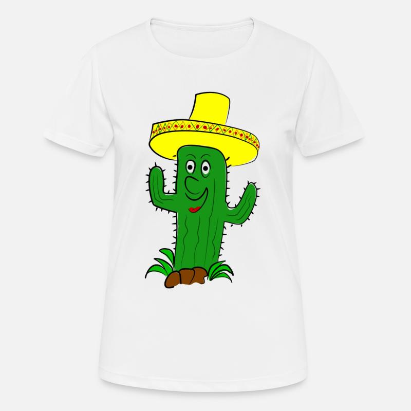 cactus - Women's Breathable T-Shirt - white