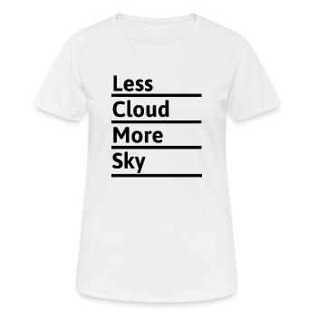 Sport Berglauf Extremlauf Ultralauf Berg Geschenk - Frauen T-Shirt atmungsaktiv - Weiß - Vorne - AI Model Female 172 dark (172cm)