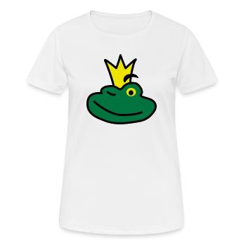 The Prince - Women's Breathable T-Shirt - white - Front - AI Model Female 172 dark (172cm)