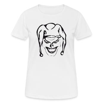 mal joker - T-shirt respirant Femme - blanc - Devant - AI Model Female 172 dark (172cm)
