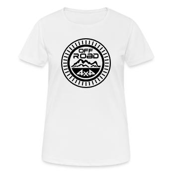 4x4 Offroad Defender - Women's Breathable T-Shirt - white - Front - AI Model Female 172 dark (172cm)