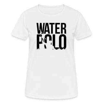water-polo Water-polo - T-shirt respirant Femme - blanc - Devant - AI Model Female 172 dark (172cm)
