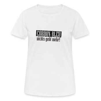 Cordon Bleu: Nichts Geht Mehr - Frauen T-Shirt atmungsaktiv - Weiß - Vorne - AI Model Female 172 dark (172cm)