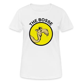 The Bosse I - T-shirt respirant Femme - blanc - Devant - AI Model Female 172 dark (172cm)