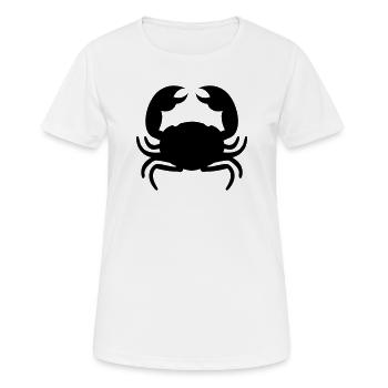 krabbe - Frauen T-Shirt atmungsaktiv - Weiß - Vorne - AI Model Female 172 dark (172cm)