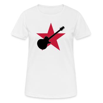 Guitar Player ! - T-shirt respirant Femme - blanc - Devant - AI Model Female 172 dark (172cm)