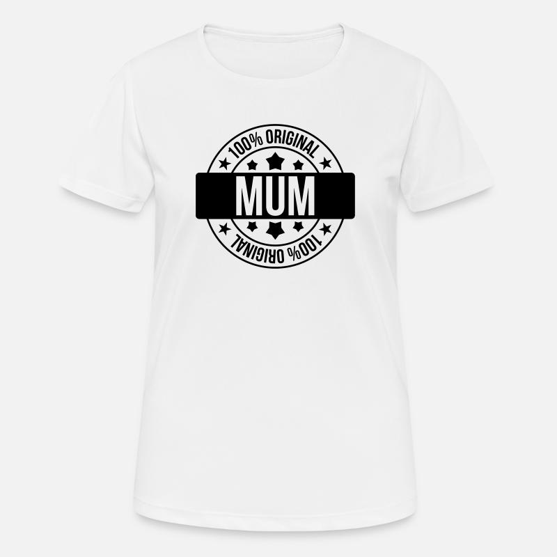 Mum - Women's Breathable T-Shirt - white