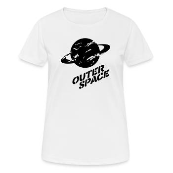espace - T-shirt respirant Femme - blanc - Devant - AI Model Female 172 dark (172cm)