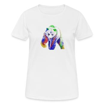 Porter - T-shirt respirant Femme - blanc - Devant - AI Model Female 172 dark (172cm)