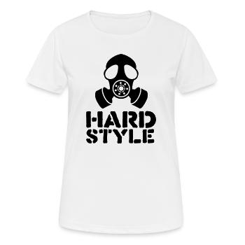 hardstyle - T-shirt respirant Femme - blanc - Devant - AI Model Female 172 dark (172cm)