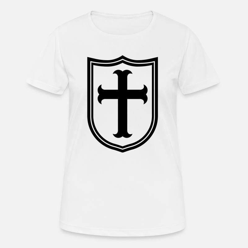 templar knight - Women's Breathable T-Shirt - white