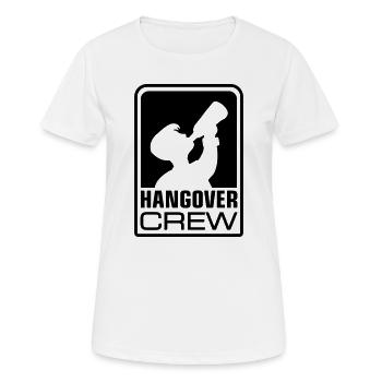 hangover crew logo - Frauen T-Shirt atmungsaktiv - Weiß - Vorne - AI Model Female 172 dark (172cm)