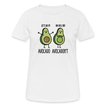 Avocado - Avocadon't - Women's Breathable T-Shirt - white - Front - AI Model Female 172 dark (172cm)