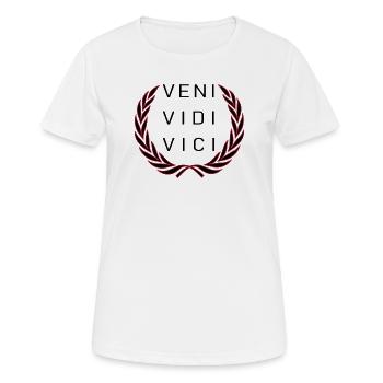 Veni Vidi Vici - T-shirt respirant Femme - blanc - Devant - AI Model Female 172 dark (172cm)