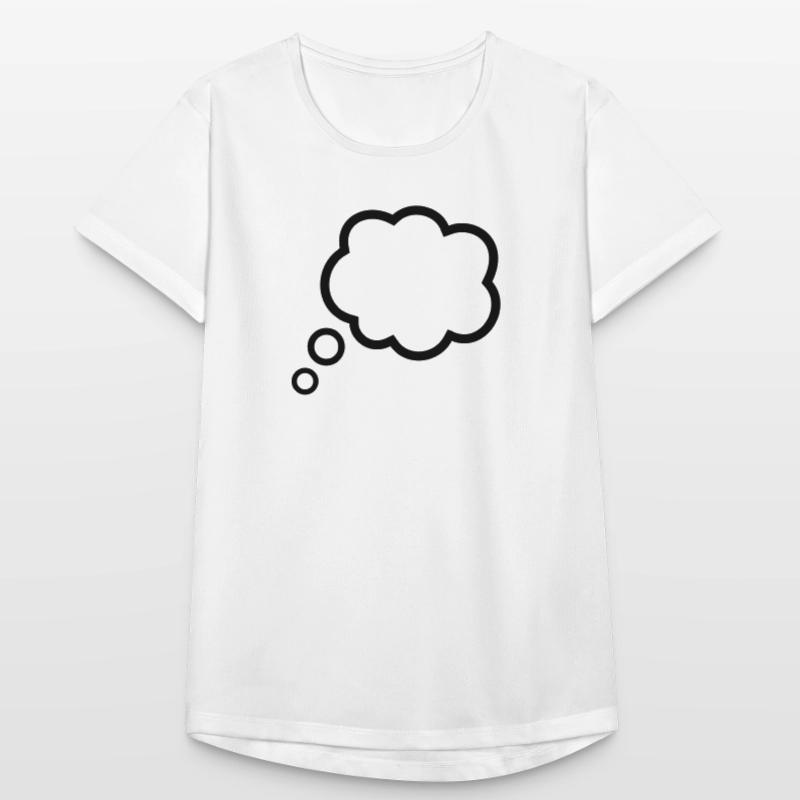 Thinking Bubble Comic Thought Bubble Bubble Thoughts Women's Breathable T-Shirt
