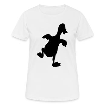 Caneton Anadon Entlein Caneton Caneton - T-shirt respirant Femme - blanc - Devant - AI Model Female 172 dark (172cm)