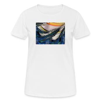 image - T-shirt respirant Femme - blanc - Devant - AI Model Female 172 dark (172cm)