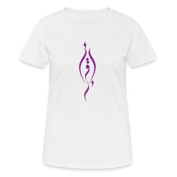 Iqra ́a - Women's Breathable T-Shirt - white - Front - AI Model Female 172 dark (172cm)